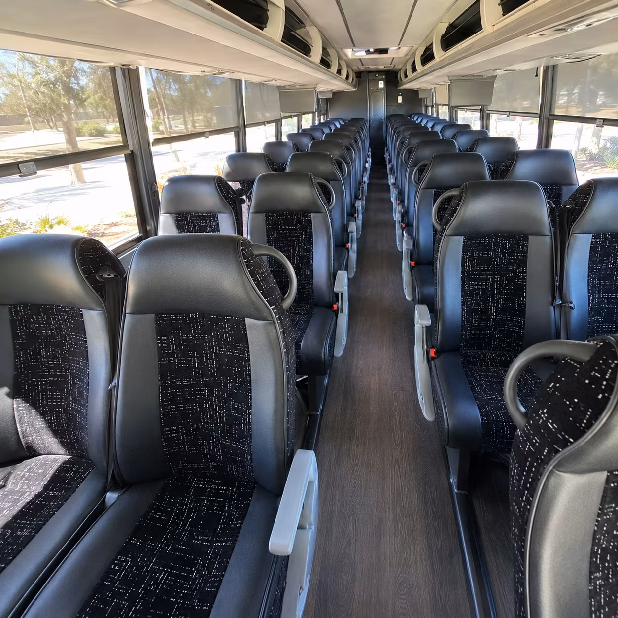 lexington charter bus inside