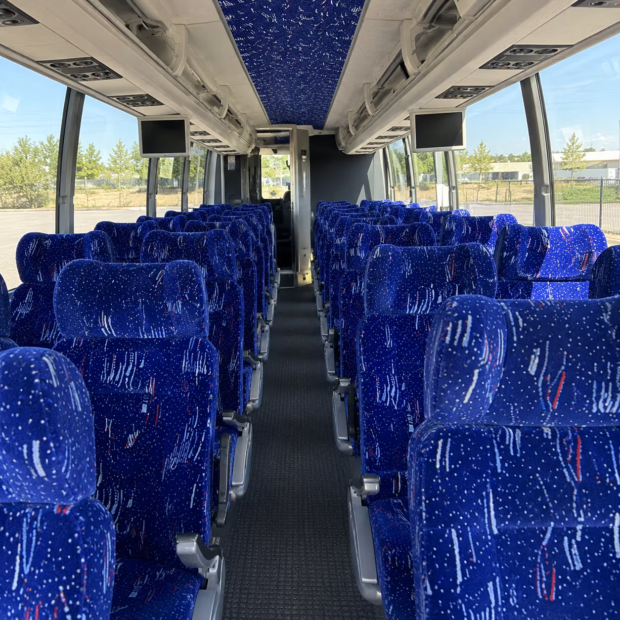 lexington charter bus interior