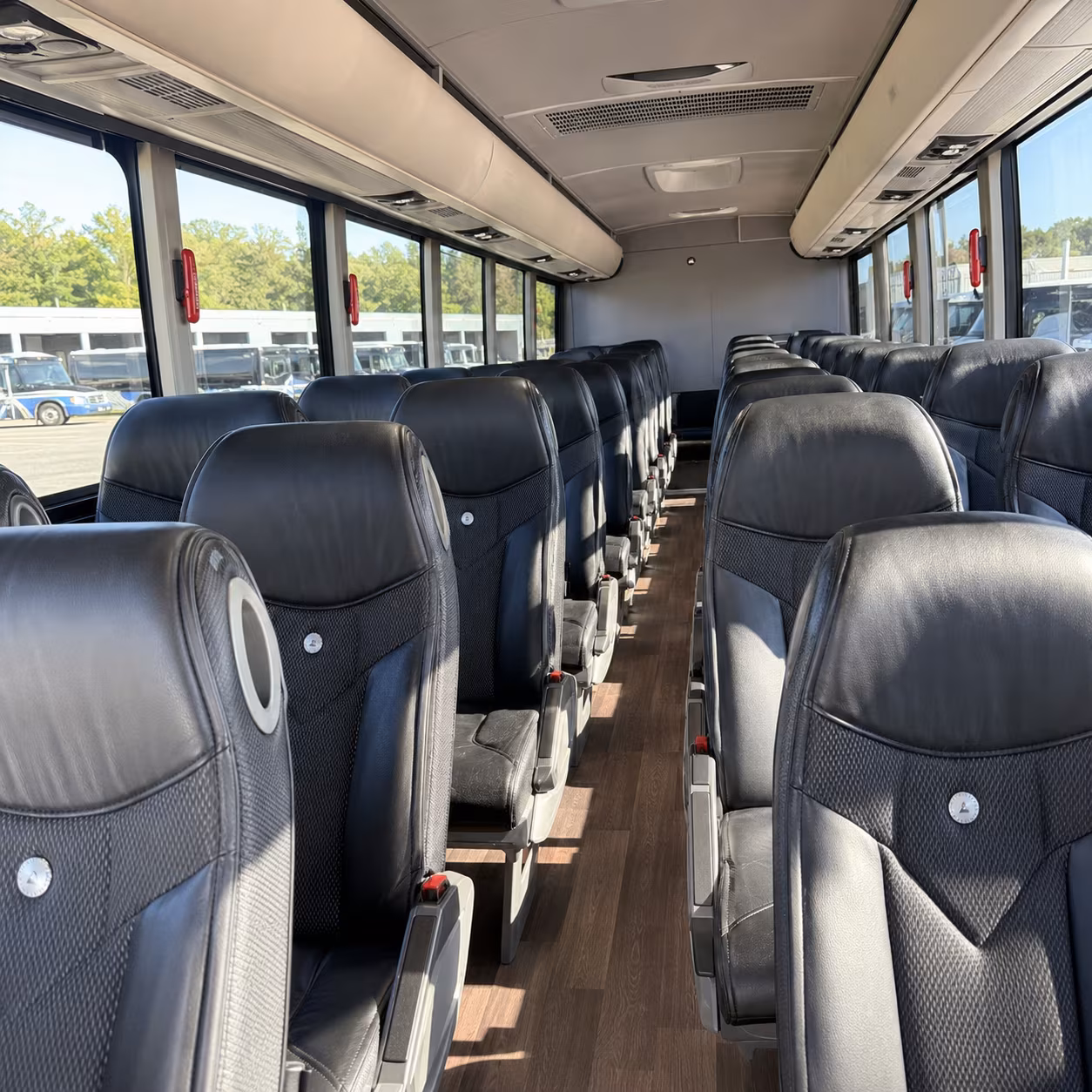 lexington government military charter bus rental