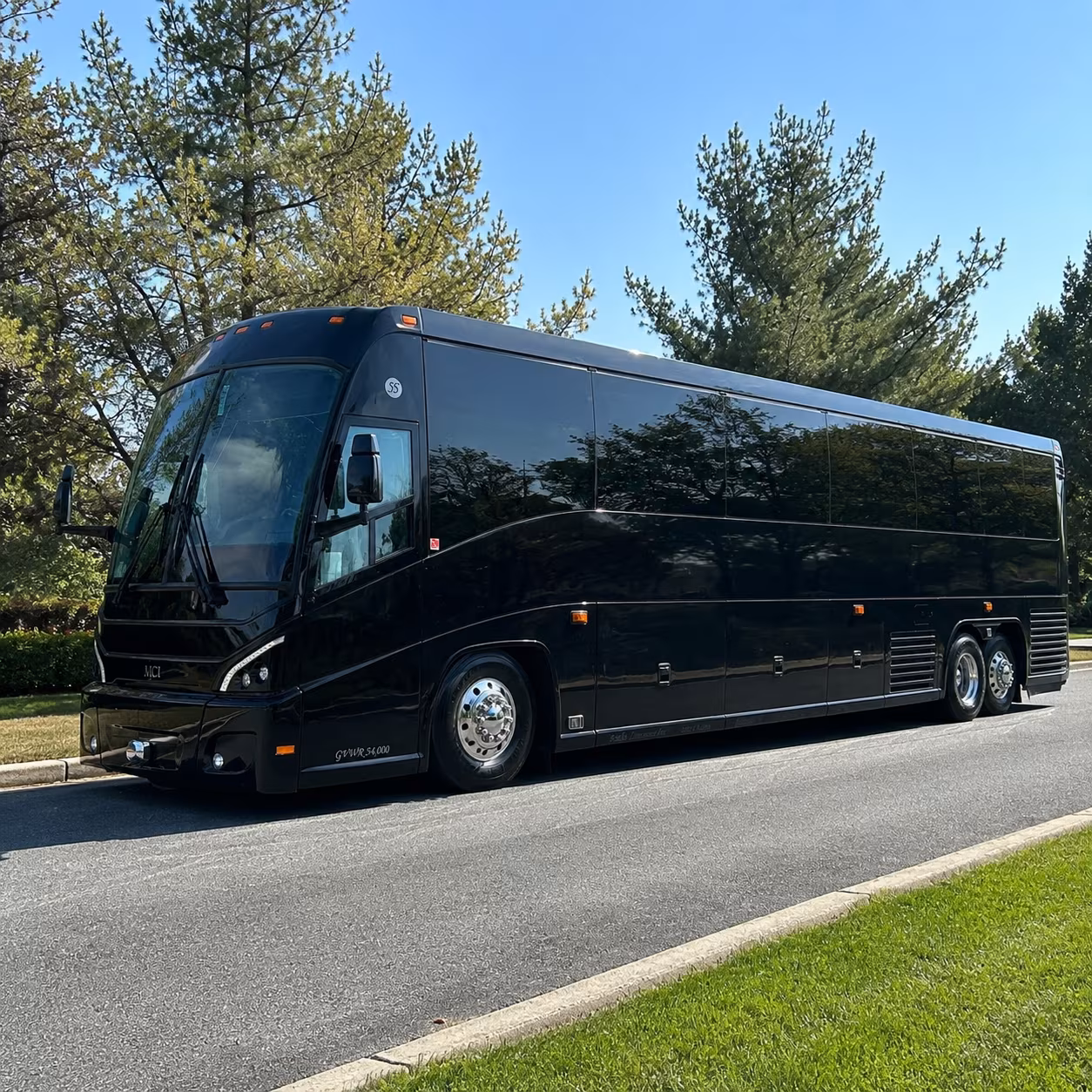 lexington long distance charter bus rental