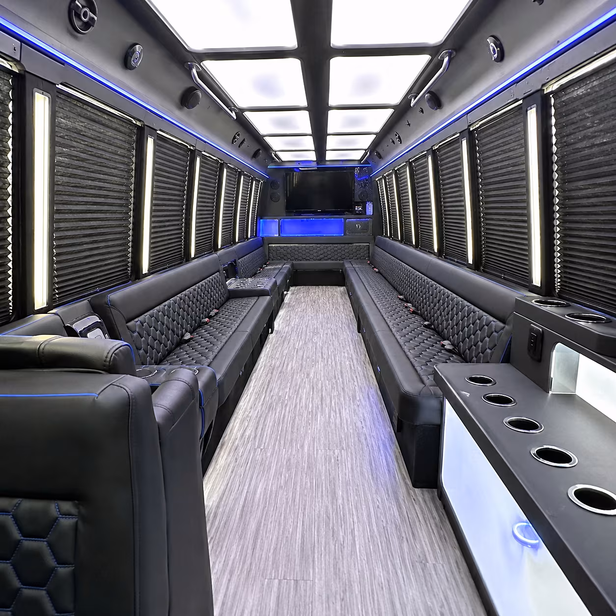 lexington party bus interior