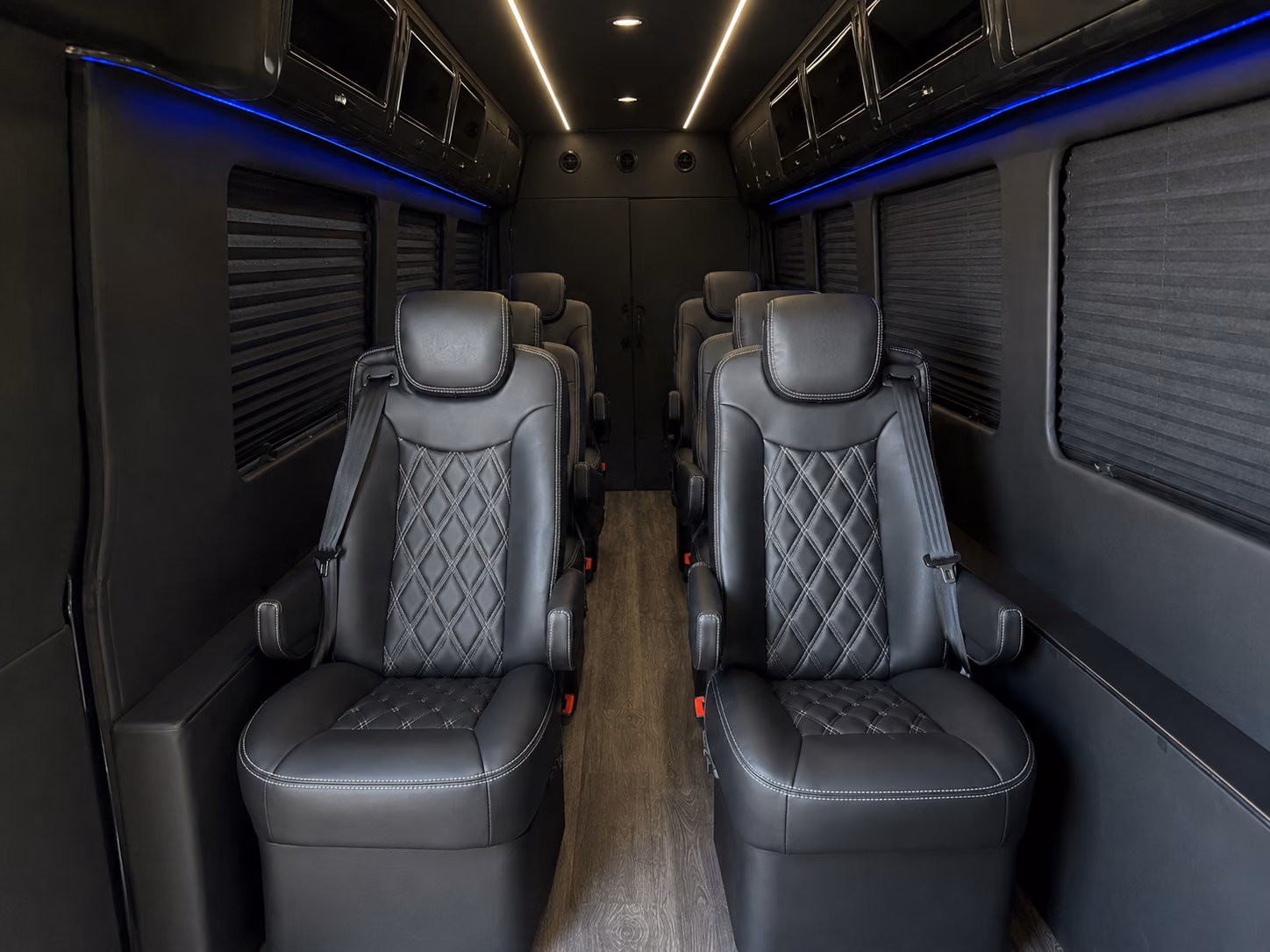 lexington sprinter van with driver interior