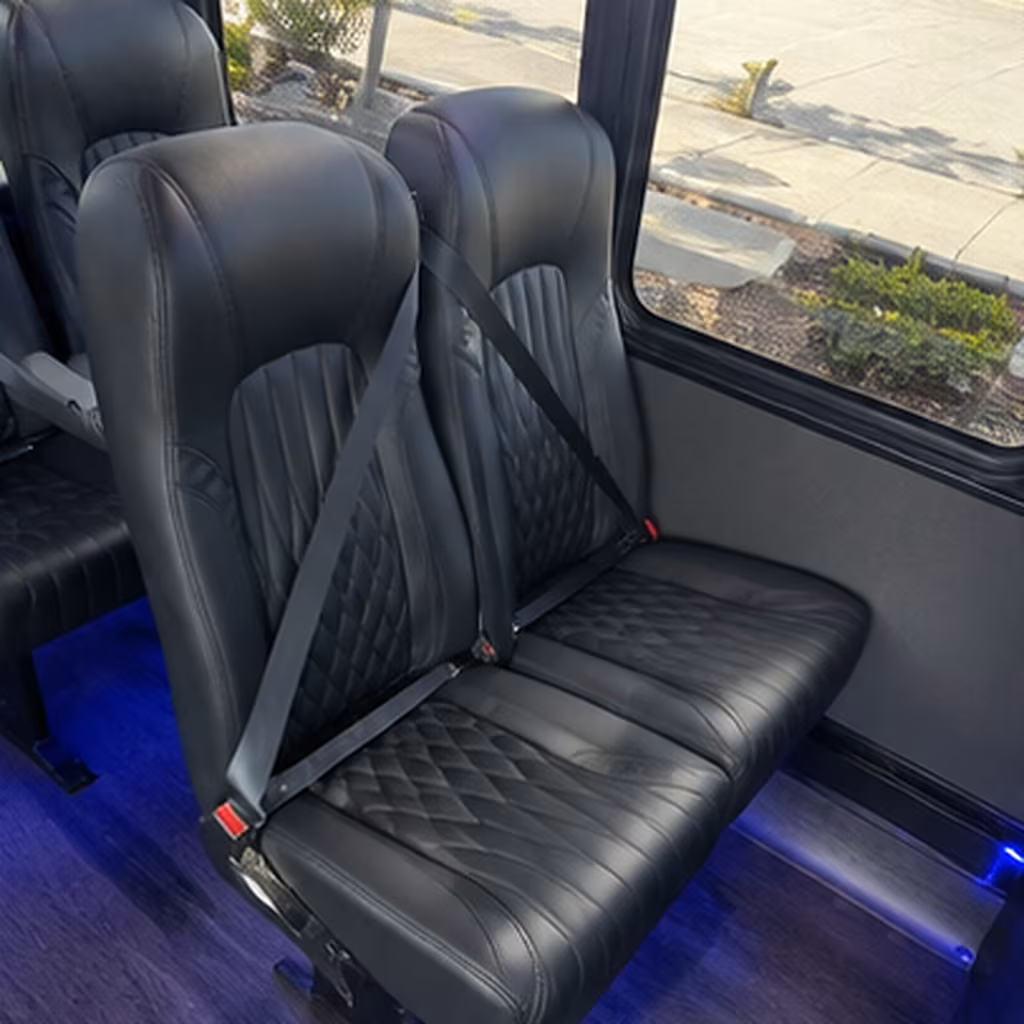 minibus and charter bus rentals for minor league and multi sport event groups
