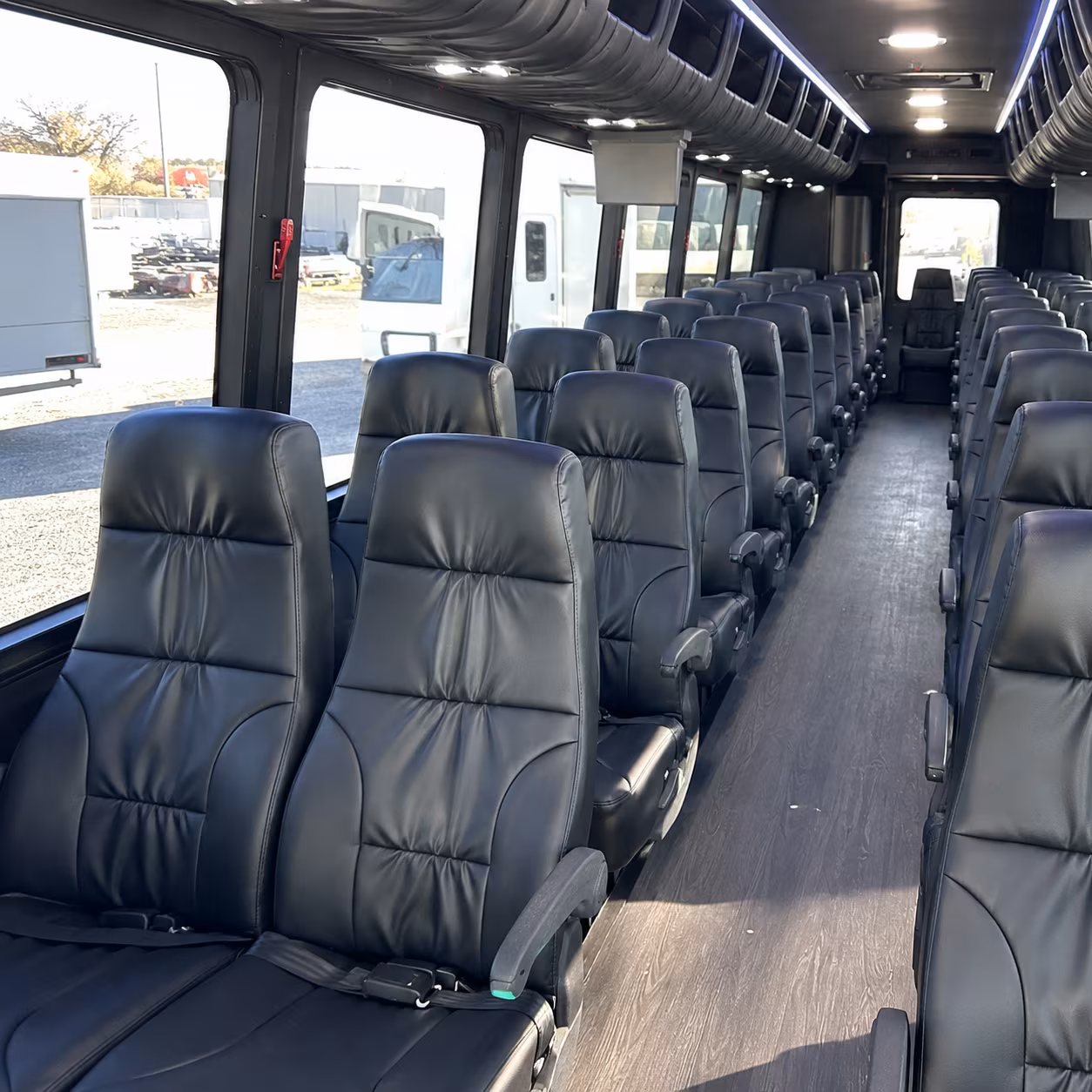 shuttle buses for lexington wedding guests between hotels and venues