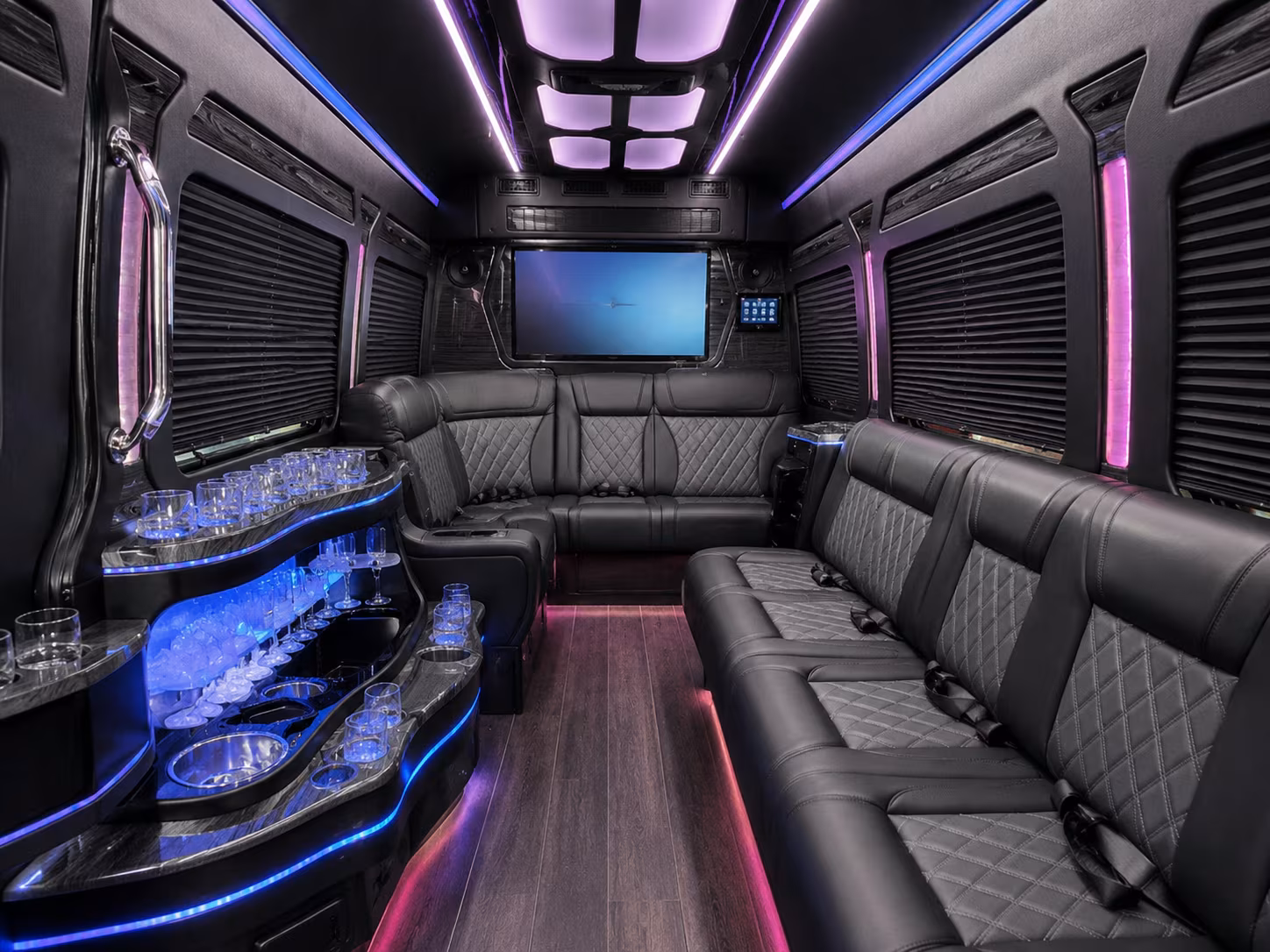sprinter van and limo bus rentals for smaller lexington prom groups
